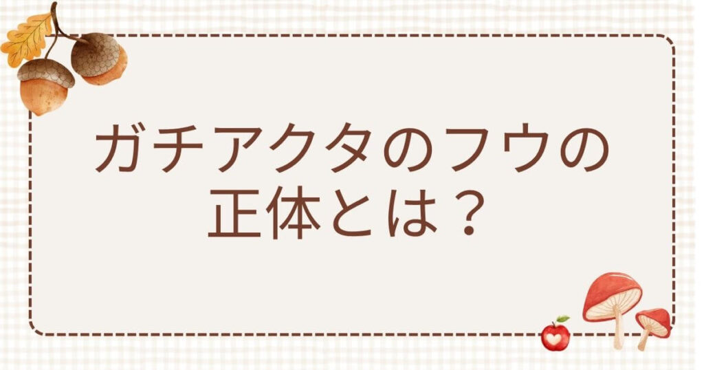 ガチアクタ フウ